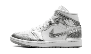 Air Jordan 1 Mid Crinkled Chrome