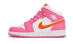 Air Jordan 1 Mid Pinksicle Safety Orange