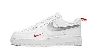 Air Force 1 Low White Red Mini Swoosh