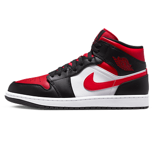 Air Jordan 1 Mid 'Black Fire Red'