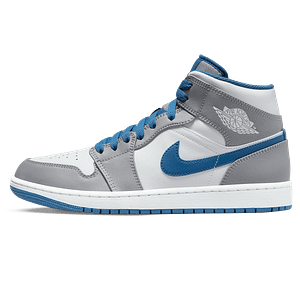 Air Jordan 1 Mid 'Cement True Blue'