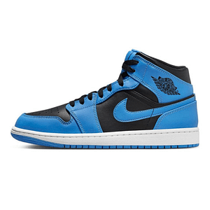 Air Jordan 1 Mid 'University Blue Black'