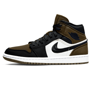 Air Jordan 1 Mid Wmns SE 'Olive Toe'