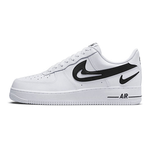 Nike Air Force 1 '07 'Cut Out Swoosh - White Black'