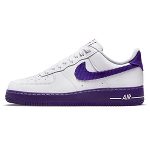 Nike Air Force 1 '07 LV8 EMB 'White Court Purple'