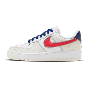 Nike Air Force 1 '07 LX 'Just Do It - White University Red Snakeskin'