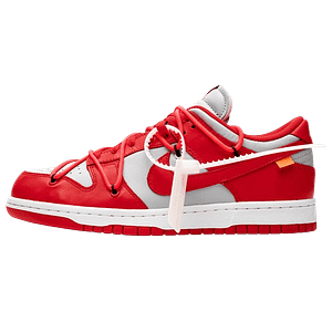 OFF-WHITE x Nike Dunk Low 'University Red'