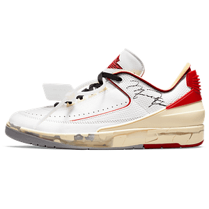 Off-White x Air Jordan 2 Retro Low SP 'White Varsity Red'