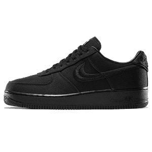 Stussy x Nike Air Force 1 Low 'Triple Black'