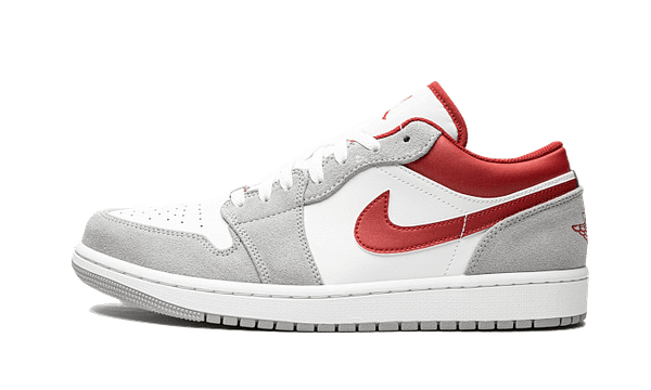 Air Jordan 1 Low Se Light Smoke Grey Gym Red