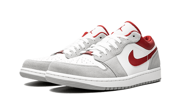 Air Jordan 1 Low Se Light Smoke Grey Gym Red