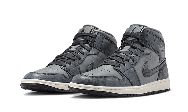 Air Jordan 1 Mid Distressed Smoke Grey