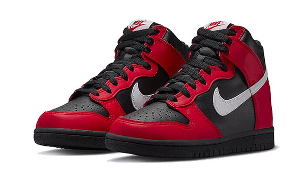 Dunk High Black Red