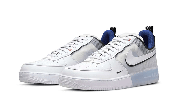 Air Force 1 Low React Split White Photo Blue