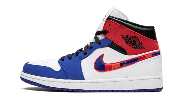 Air Jordan 1 Mid Multicolor Swoosh