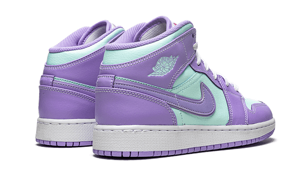 Air Jordan 1 Mid Purple Aqua