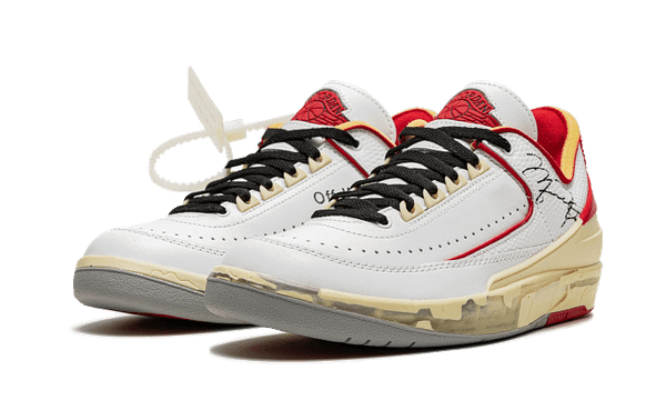 Air Jordan 2 Retro Low Sp Off-White White Red