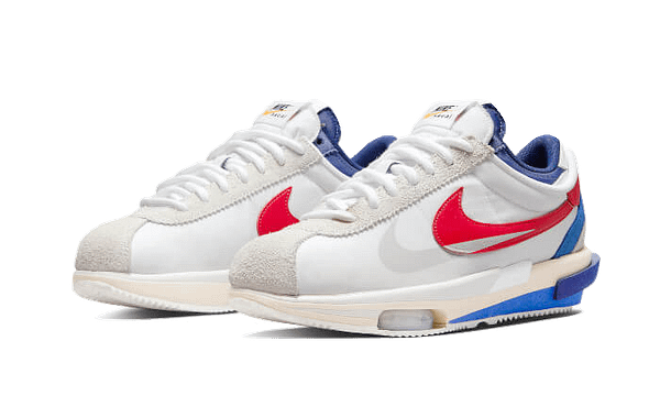 Cortez 4.0 Sacai White University Red Blue