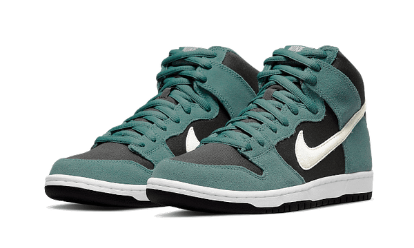 Nike Sb Dunk High Green Suede