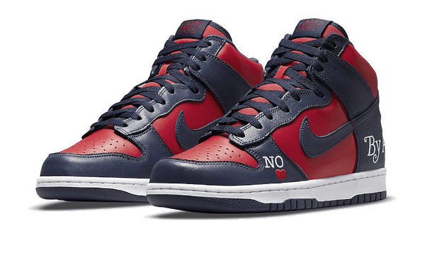 Sb Dunk High Supreme By Any Means Navy