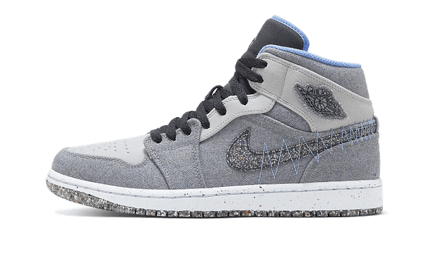 Air Jordan 1 Mid Crater Grey University Blue