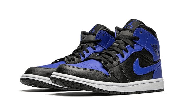 Air Jordan 1 Mid Hyper Royal Tumbled Leather