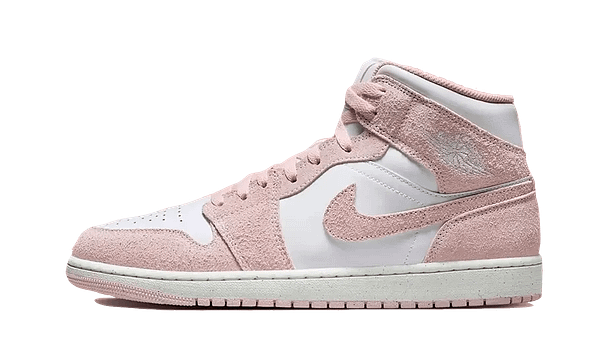 Air Jordan 1 Mid Pink Suede