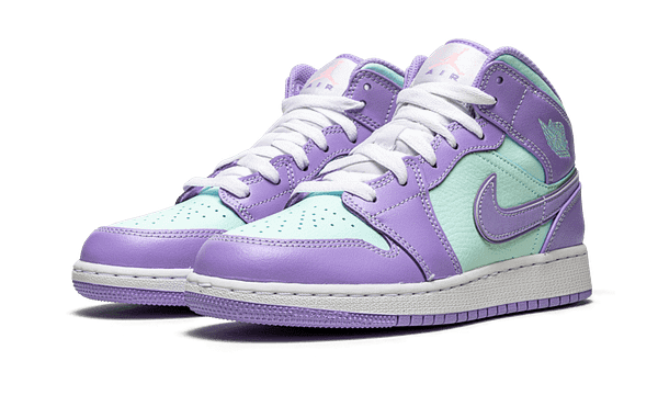 Air Jordan 1 Mid Purple Aqua