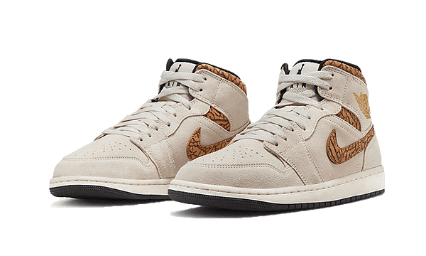 Air Jordan 1 Mid Se Brown Elephant