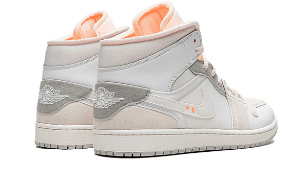 Air Jordan 1 Mid Se Craft Inside Out White Grey