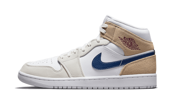 Air Jordan 1 Mid Tan Suede Navy