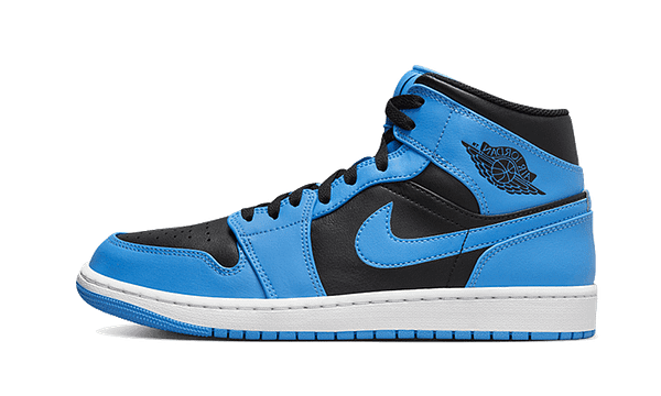 Air Jordan 1 Mid University Blue Black