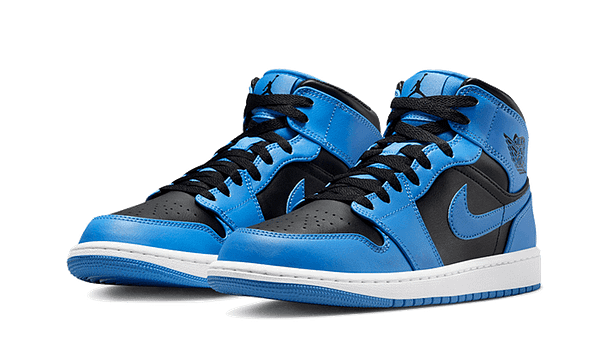 Air Jordan 1 Mid University Blue Black