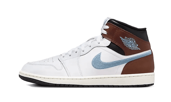 Air Jordan 1 Retro Mid Se Brown Blue Grey