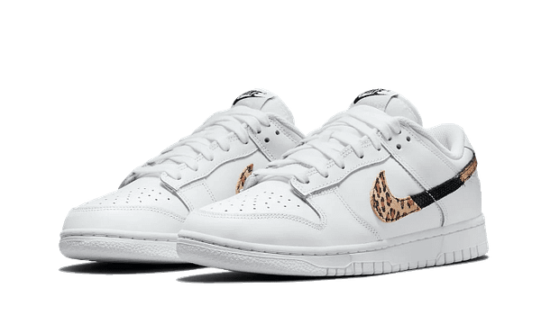 Dunk Low Animal Print White