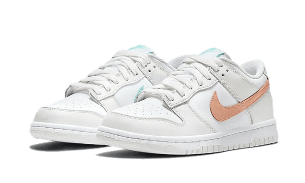 Dunk Low White Bone Peach Aqua