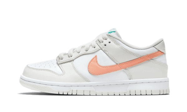 Dunk Low White Bone Peach Aqua