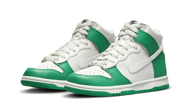 Dunk High White Green