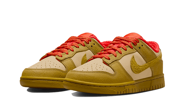 Dunk Low Bronzine Sesame Picante Red