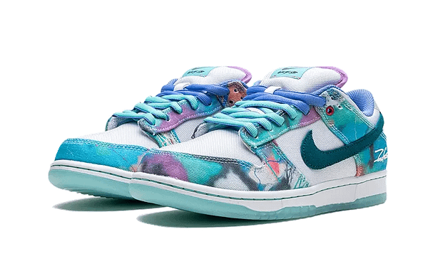 Sb Dunk Low Futura Laboratories Bleached Aqua