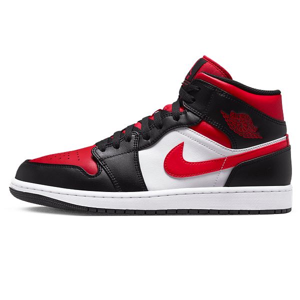 Air Jordan 1 Mid 'Black Fire Red'