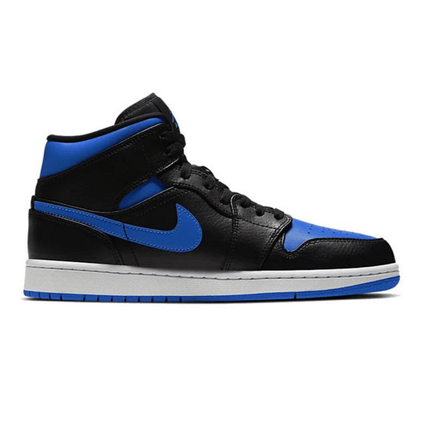 Air Jordan 1 Mid 'Black Hyper Royal'