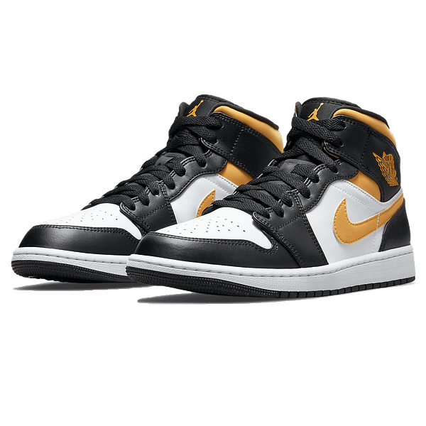 Air Jordan 1 Mid 'Black University Gold'