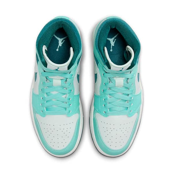 Air Jordan 1 Mid 'Bleached Turquoise' Wmns