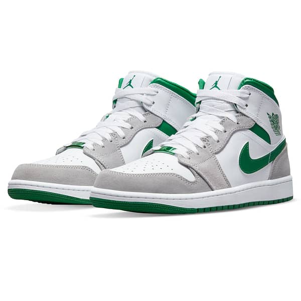 Air Jordan 1 Mid Se 'Grey Pine Green'