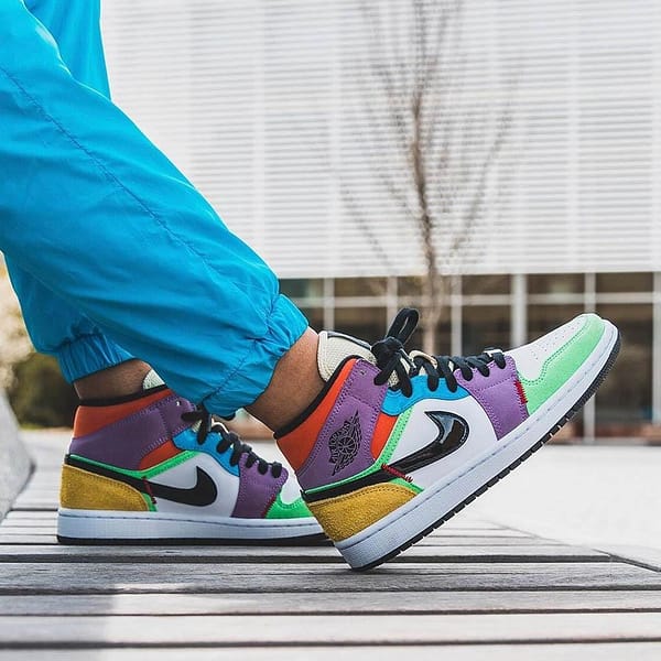 Air Jordan 1 Mid Se Multi-Colour (W)