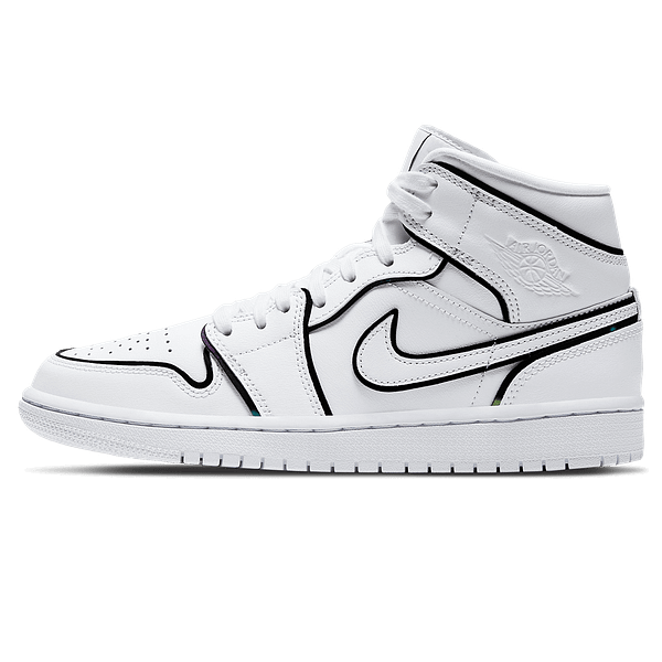 Air Jordan 1 Mid Se Wmns 'Iridescent Trim'