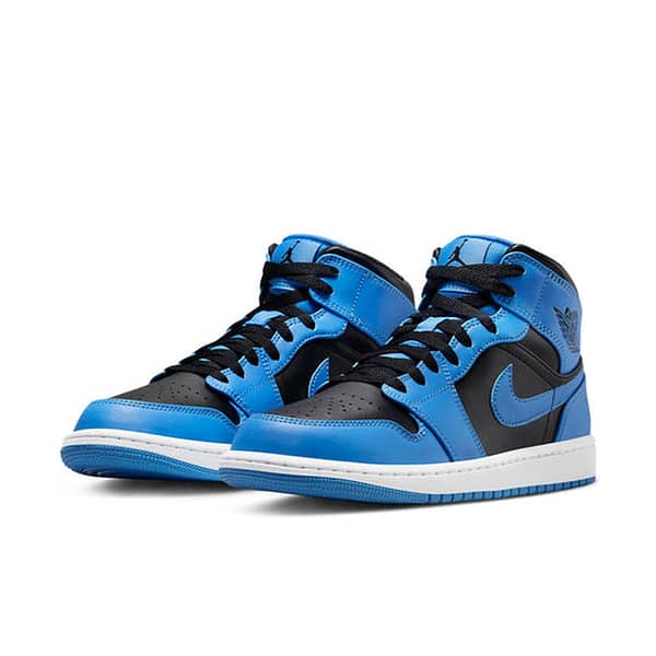 Air Jordan 1 Mid 'University Blue Black'