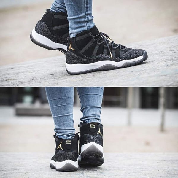 Air Jordan 11 Hc Heiress Gg Black-Metallic Gold