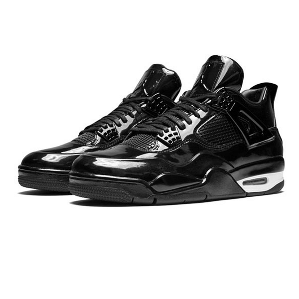 Air Jordan 4 Retro 11Lab4 'Black Patent Leather'